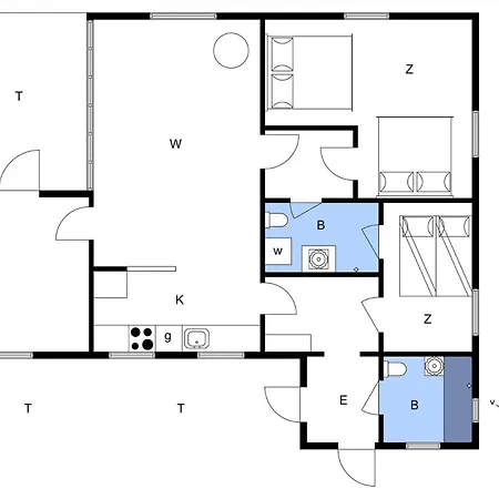 M281-gedser-hvidklovervej-6 Casa vacanze Gedser