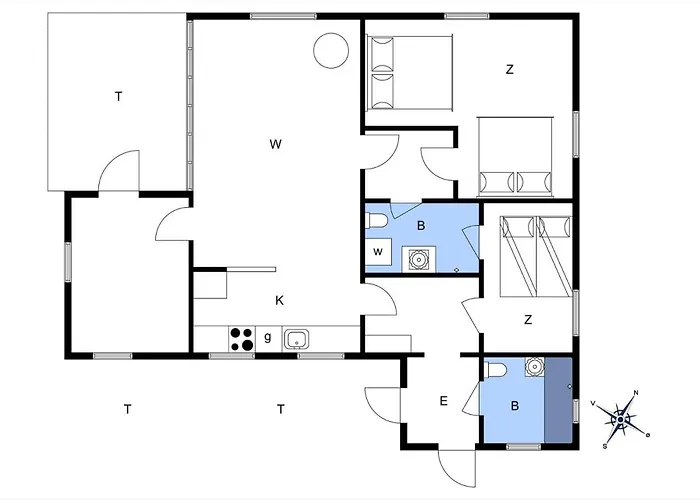 M281-gedser-hvidklovervej-6 度假居 盖瑟